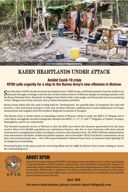 Karen Heartlands Under Attack