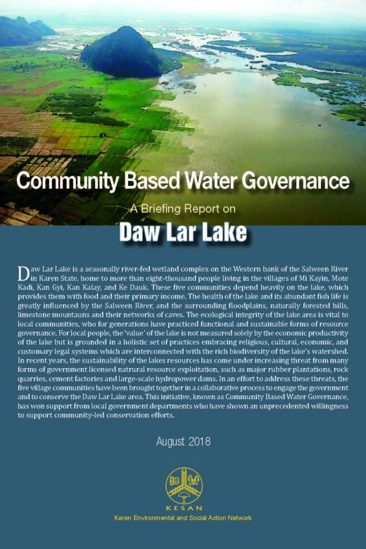 Community Based Water Governance: Daw Lar Lake